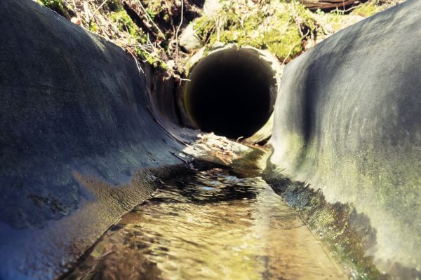 Drainage Swale Installation in Bella Vista